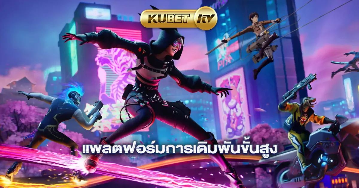 Ilustrasi permainan kompetitif dengan tampilan arena digital